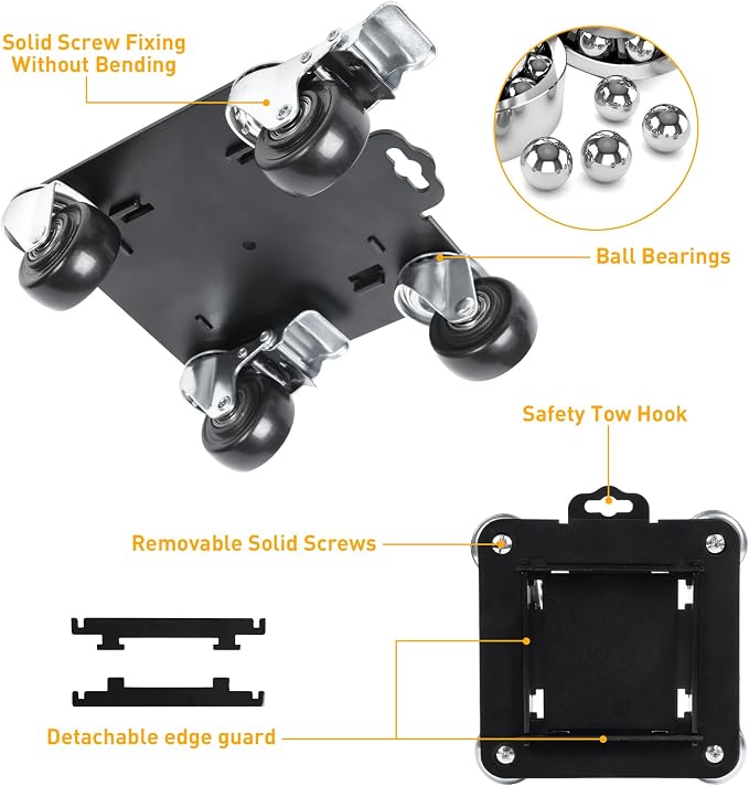 Furniture Movers with 4 Wheels, Heavy Duty Furniture Lift Mover Tool Set with - Image 2