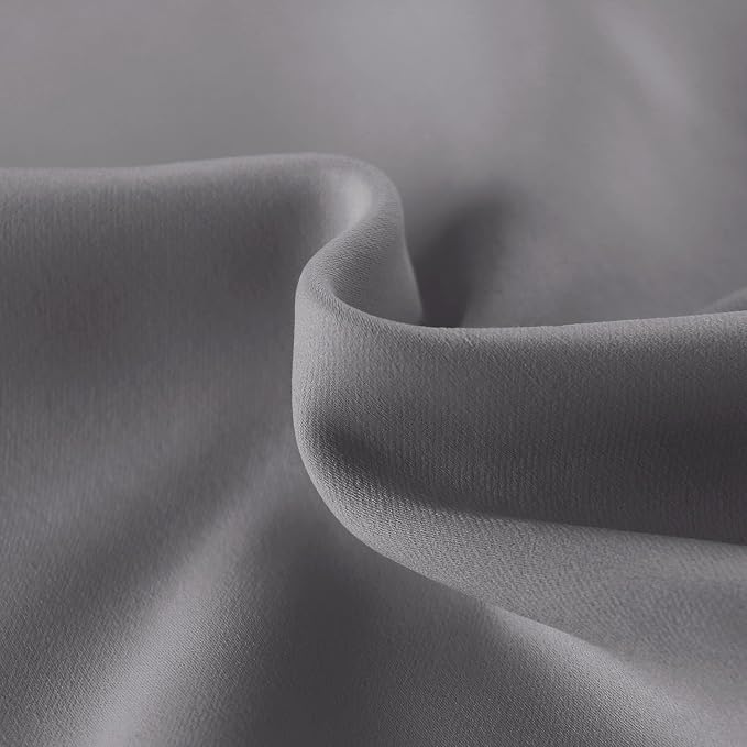 DWCN French Door Curtains – Rod Pocket Thermal Blackout Curtain - Image 4