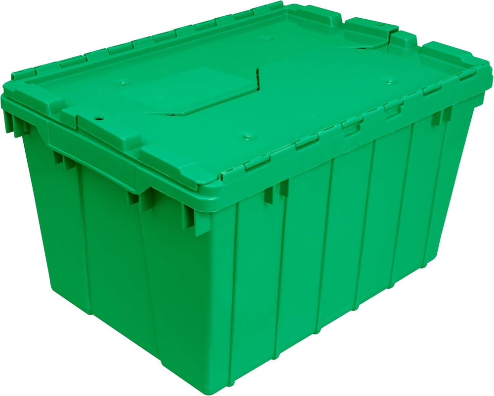 Akro-Mils 39120 Industrial Lidded Plastic Storage Container, Nesting and Stac...
