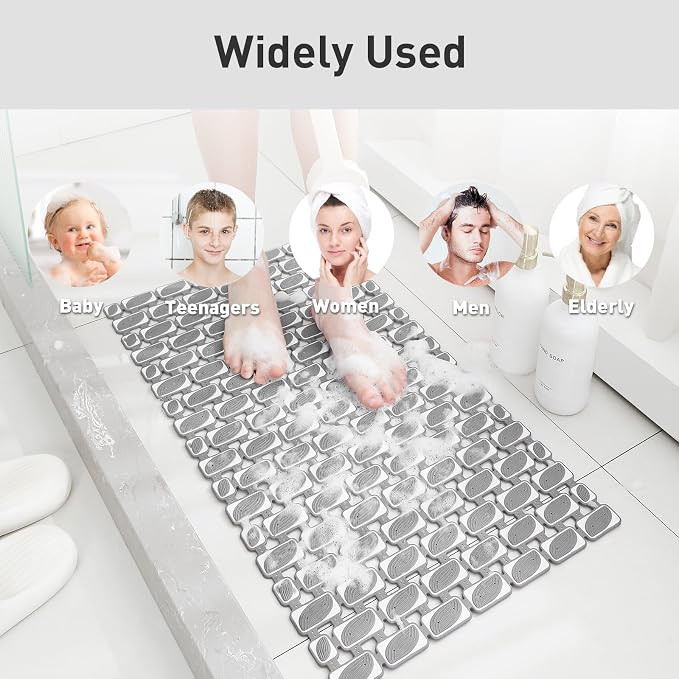 Bath Mat for Tub Non Slip Shower Mat for Elderly - Image 6