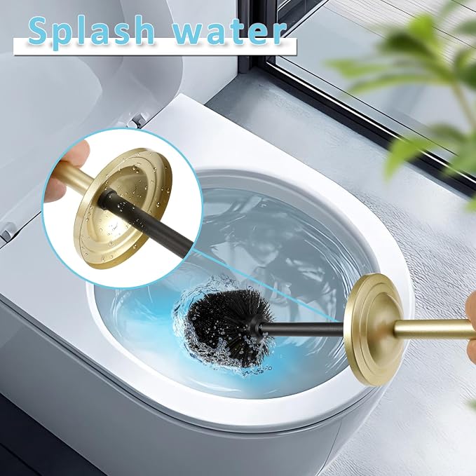 Stainless Steel 304 Toilet Brush and Holder, Toilet Bowl Brush - Image 4