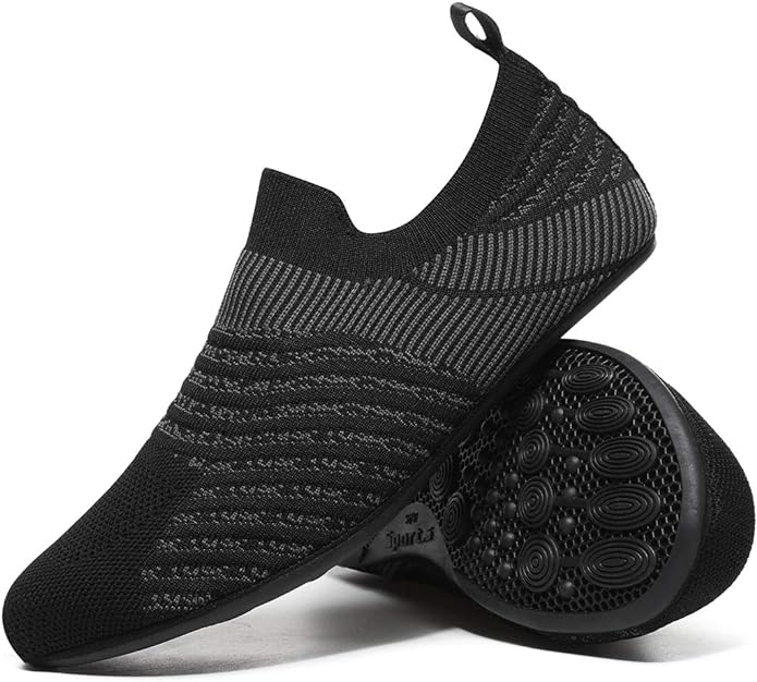 Adult Indoor House Slippers Socks Lightweight Non Slip Grip House Home Shoes by CanLeg
