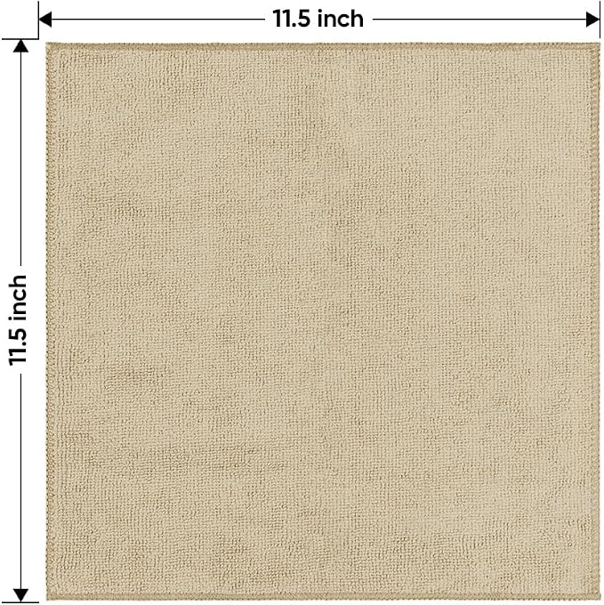 HOMEXCEL Microfiber Cleaning Cloth 20 Pack 11.5 x 11.5 inch Microfiber Towels - Image 7
