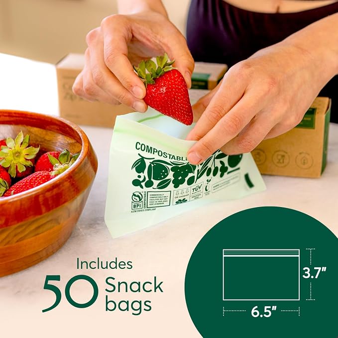 CLEANOMIC Compostable* Food Storage Bag Bundle - Image 6