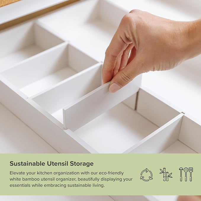 KitchenEdge Adjustable Kitchen Drawer Organizer - Image 4