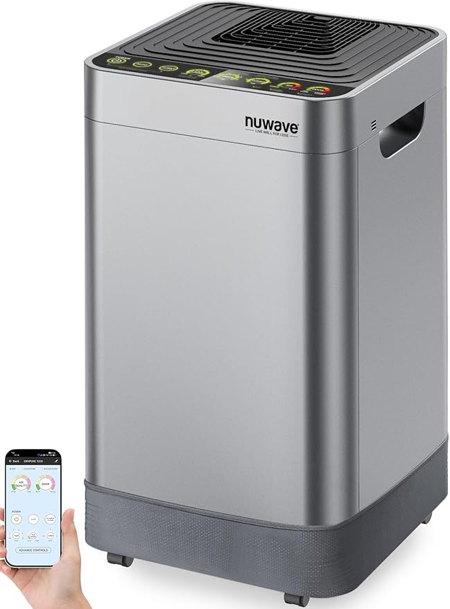 Nuwave Air Purifier for Extra Large Room 2934 Sq Ft, OxyPure Smart Air Purifier by NuWave