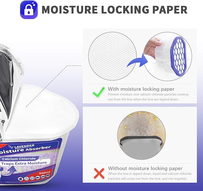 Vacplus Moisture Absorbers 6 Pack, 10.5 Oz Portable Humidity Absorber Boxes - Image 3