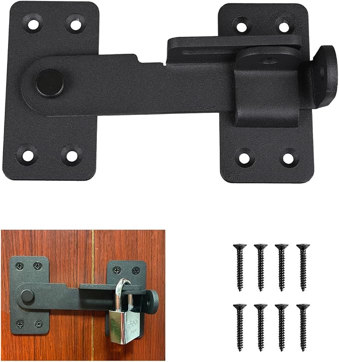 Flip Latch Lock, 90 Degre Heavy Duty Gate Latch by VANROUG