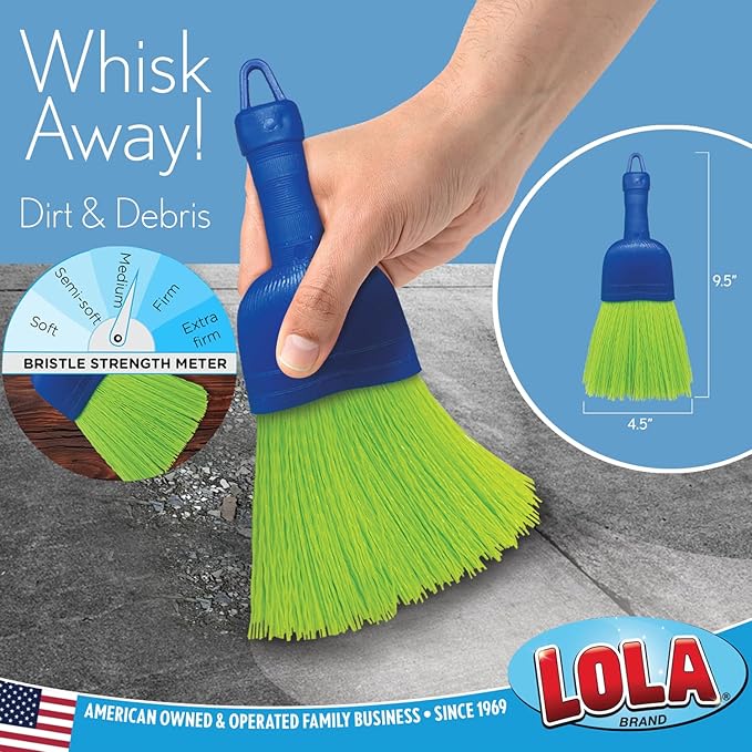 LOLA Whisk Broom, Hand Brush, 6 Pack, Durable Bristles, Whisks Away Dirt & - Image 2