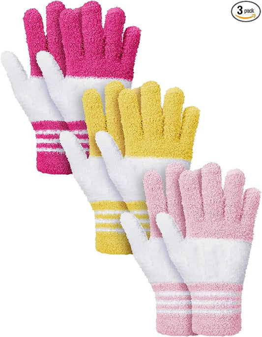 Patelai 3 Pairs Microfiber Plant Dusting Gloves Leaf Cleaning Gloves by Patelai