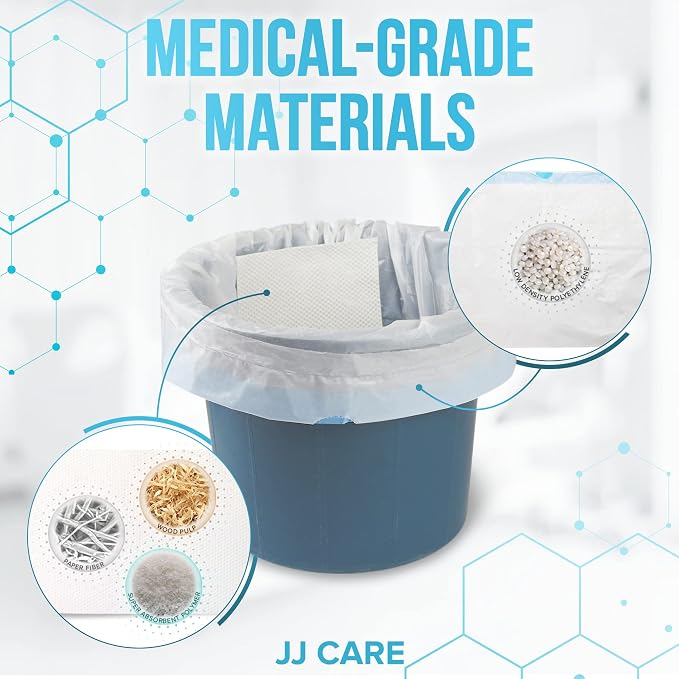 JJ CARE Bedside Commode Liners - Image 4