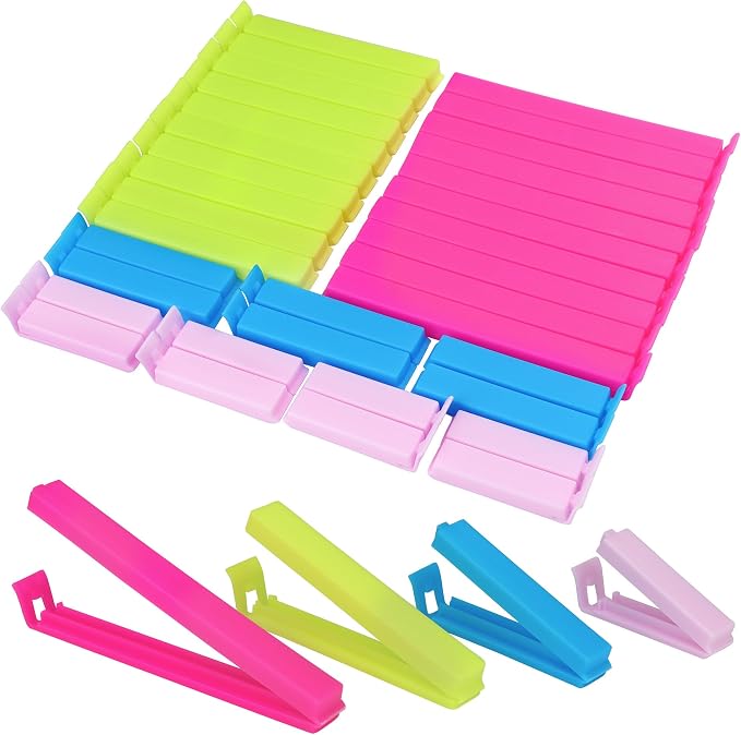34 Pack Plastic Chip Clips by LVYOUIF