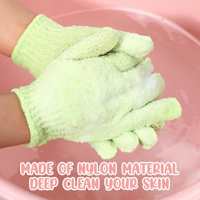 104 Pcs Exfoliating Glove Bulk Shower Gloves - Image 7
