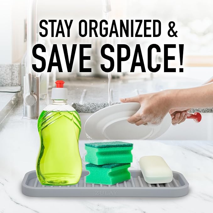 Zulay Kitchen Silicone Sponge Holder - Image 6