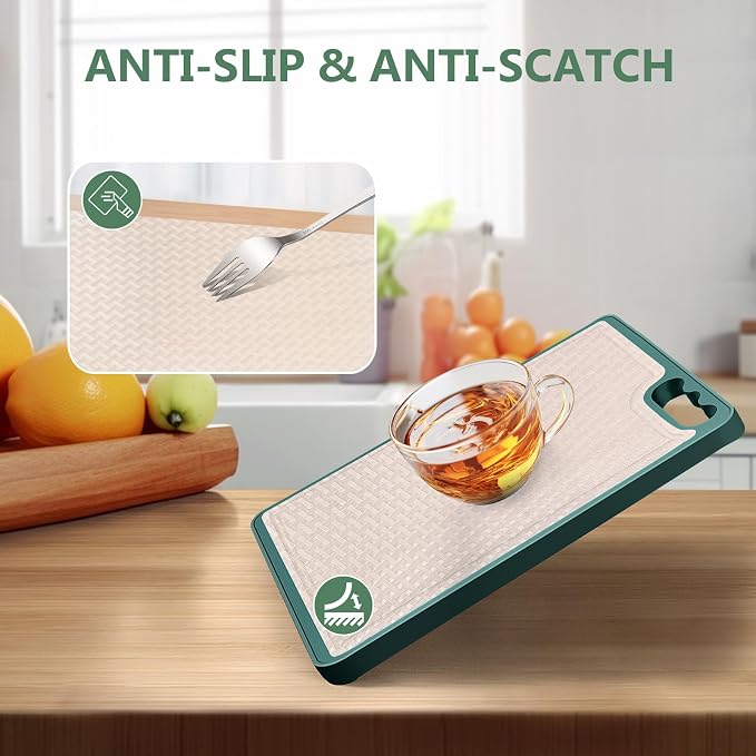 Shelf Liners, Non-Adhesive Drawer Liner, Waterproof & Oil-Proof Kitchen Cabinet - Image 4