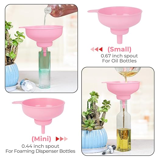 Wide Mouth Kitchen Funnel, Food Grade Plastic Cooking Canning Funnel - Image 3