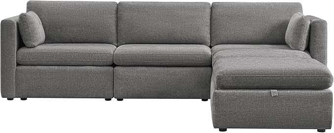 CHITA Oversized Modular Cloud Sectional Fabric Sofa Set, FSC Certified U Shaped - Image 4