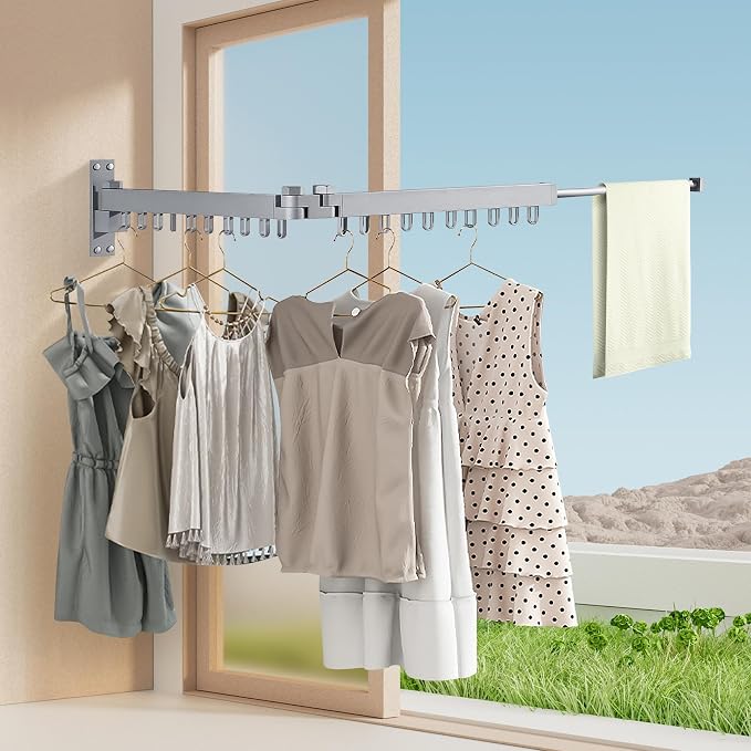 Bakala Clothes Drying Rack, Laundry Drying Rack Foldable, Heavy-Duty Space - Image 8