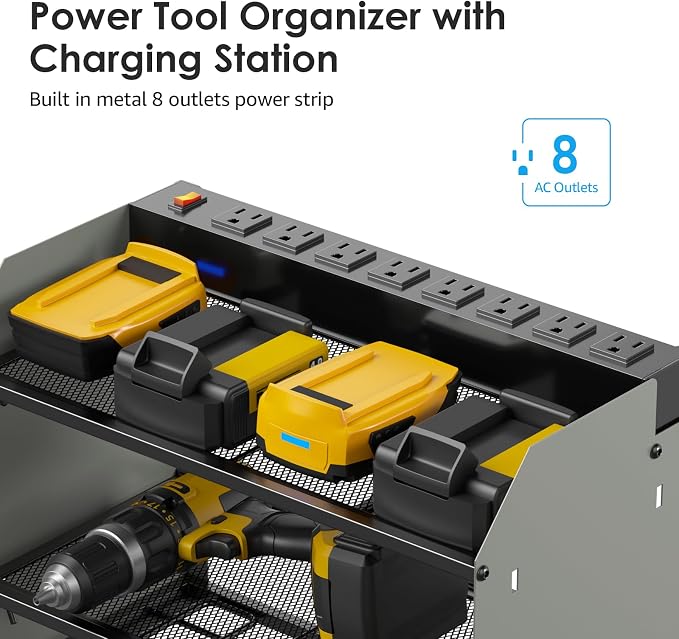 CCCEI Set Power Tool Organizer Wall Mount - Image 2