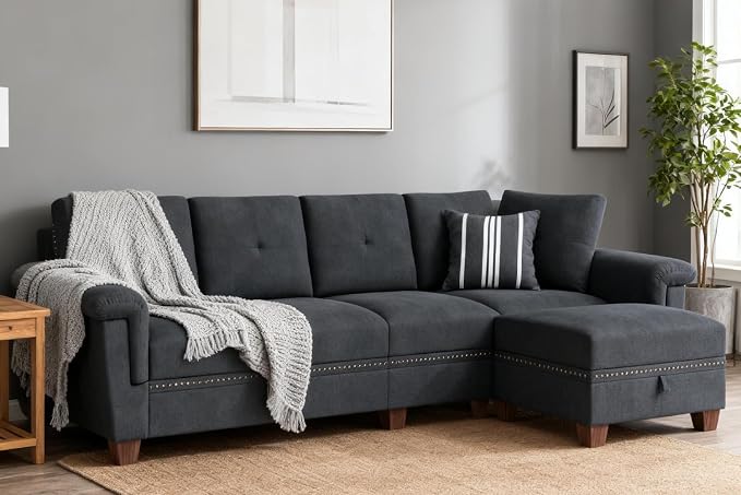 JAMFLY 108" Modular Sectional Sofa - Image 3