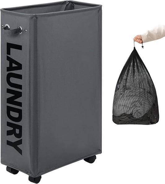 DOKEHOM 29-Inches Enlarged Slim Laundry Basket by DOKEHOM