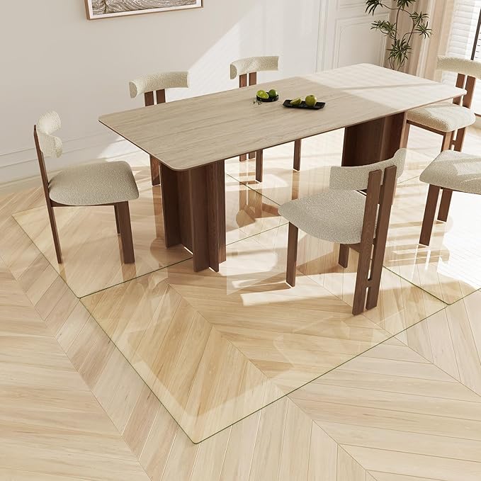 Koonmi Tempered Glass Chair Mat 44"x58" - Image 6