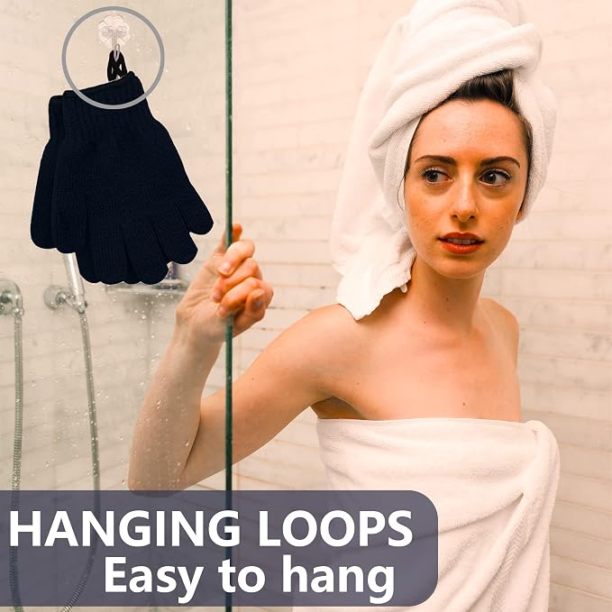 Exfoliating Glove with Hanging Loop - Image 5