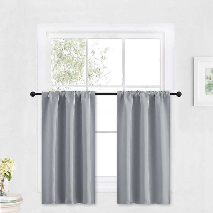 RYB HOME Bathroom Window Curtains by RYBHOME