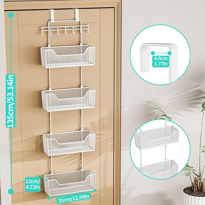 HapiRm Over Door Organizer Storage - Image 3