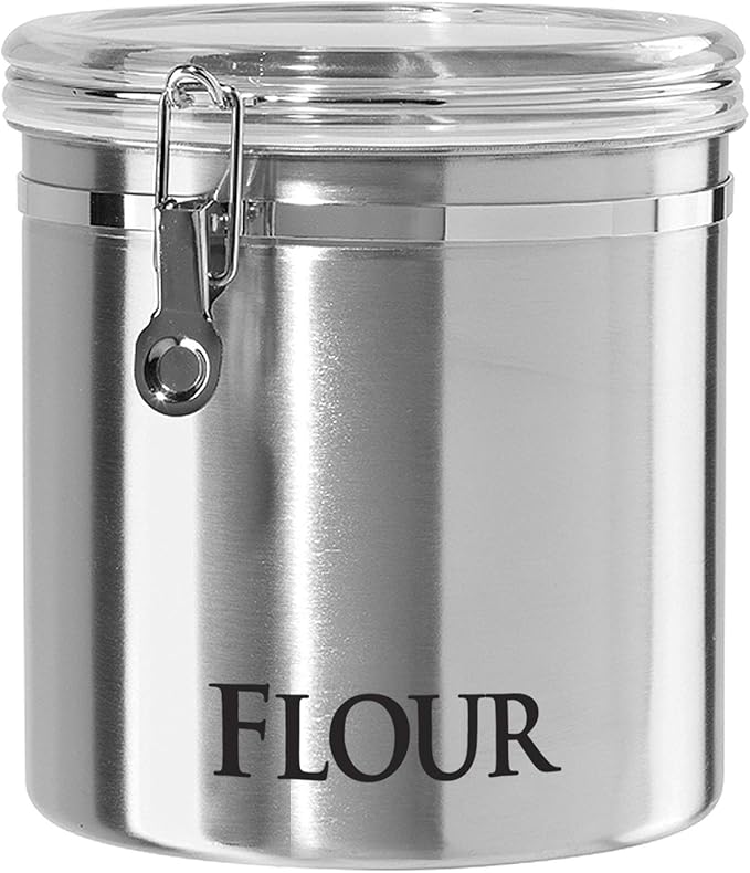 Oggi Stainless Steel Kitchen Canister 152oz + Oggi Jumbo 8" Stainless Steel - Image 5