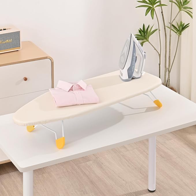 APEXCHASER Tabletop Ironing Board, Folding Legs Iron Board - Image 8