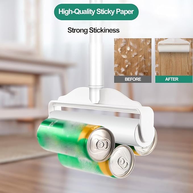 YHPDVI Lint Roller for Pet Hair – 7.5" Extra Wide Sticky Roller - Image 5