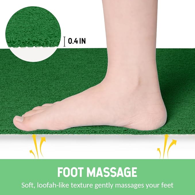 Non-Slip Bathtub Mat, Anti Slip Shower Mat, Fast Drying Bathtub Mats, Foot - Image 5