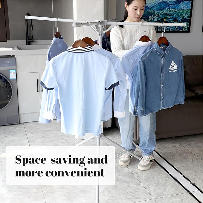 Clothes Drying Rack ​Foldable & ​Collapsible Drying Racks Large Capacity ​Space - Image 4