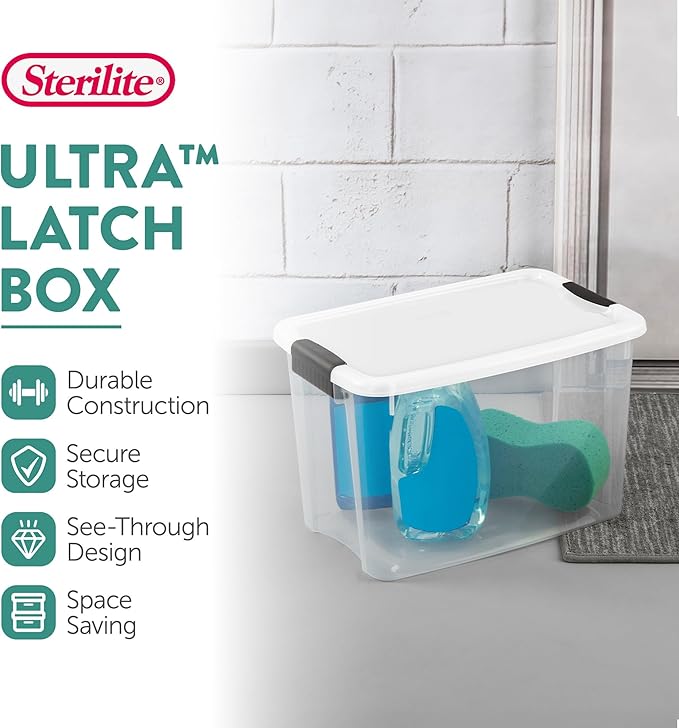 Sterilite 18-Pack Ultra Latching Box, Storage Bins - Image 2