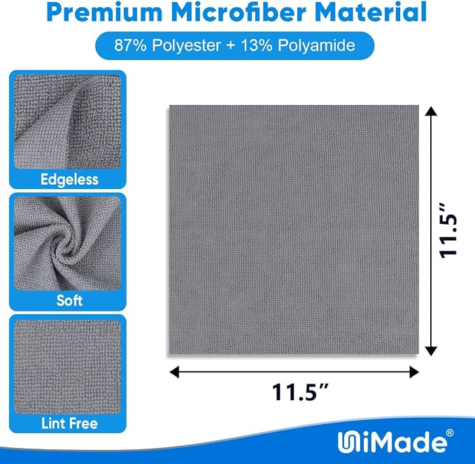 Microfiber Cleaning Cloth, 200 Pack Microfiber Towels - Image 2