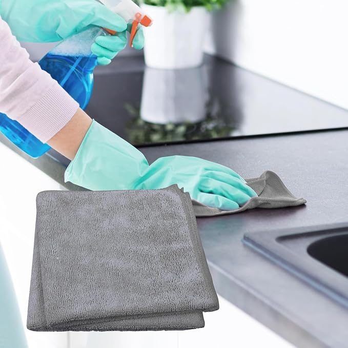 Single Microfiber Cleaning Cloth 40x40 cm - Image 2