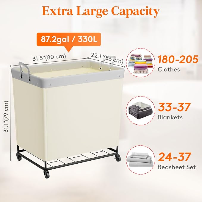 Lifewit 330L Laundry Basket - Image 2