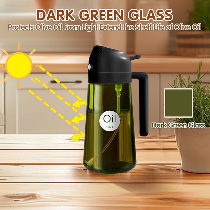 YARRAMATE 16oz/470ml 2PCS Light Blockage Dark Oil Sprayer - Image 2