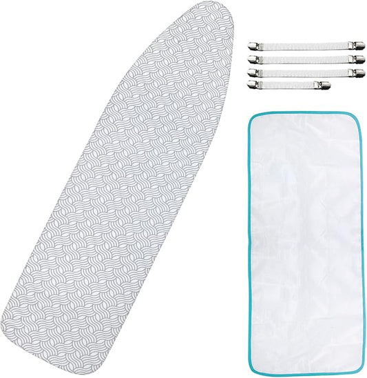 Dalykate Ironing Board Cover and Pad, Thick Padding, Elastic Edge, Scorch & by Dalykate