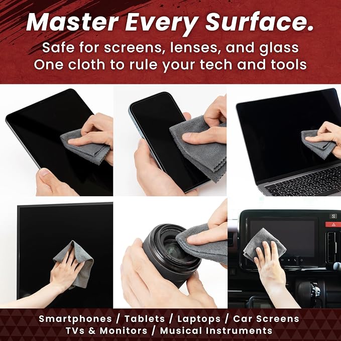 BELLEMOND「Samurai Cloth」Japanese Microfiber Cleaning Cloth | Washable, Lint - Image 4