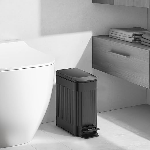 TIPGO Slim Bathroom Trash Can - Image 4