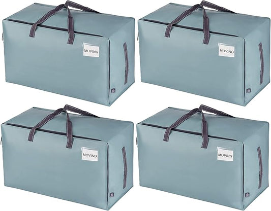 VENO 4 Pack Moving and Storage Bags, Heavy Duty, Alternative to Moving Boxes by Veno