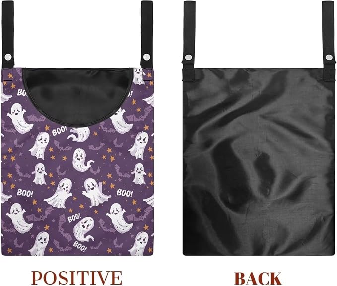 Cute Ghost Clothespin Storage Hanger Bags Laundry Clothespin Bag - Image 7