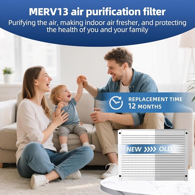 413 Replacement Air Filter MERV 13 16x25x4 - Image 9