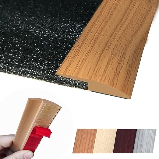 Floor Transition Strip Self Adhesive Carpet Wood Tile Vinyl Flooring Laminate by MaxirocHomeEnhancements