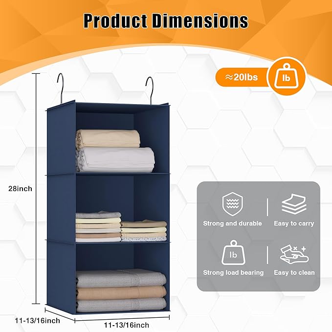 Hanging Closet Organizer - Image 3