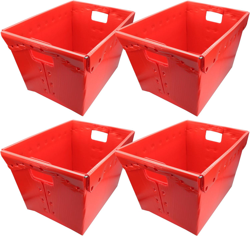 Flipside Products 18.25" x 13.25" x 11.6" Plastic Storage Post...