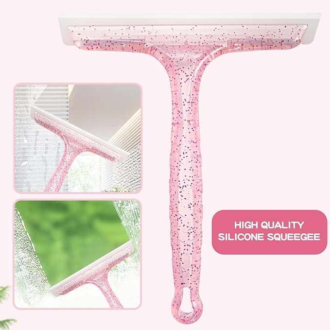 Shower Squeegee for Glass Doors, Bathroom Squeegee for Shower, Window Squeegee - Image 7