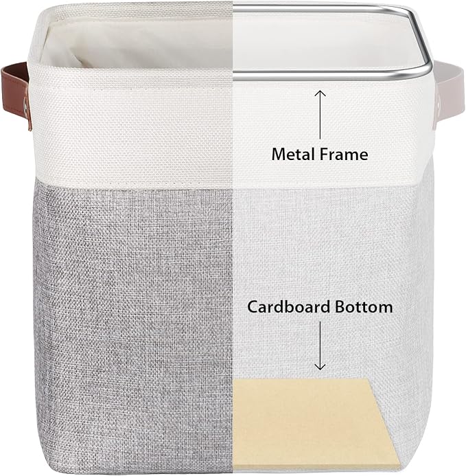 Univivi 10.5 Inch Fabric Cube Bins - Image 3